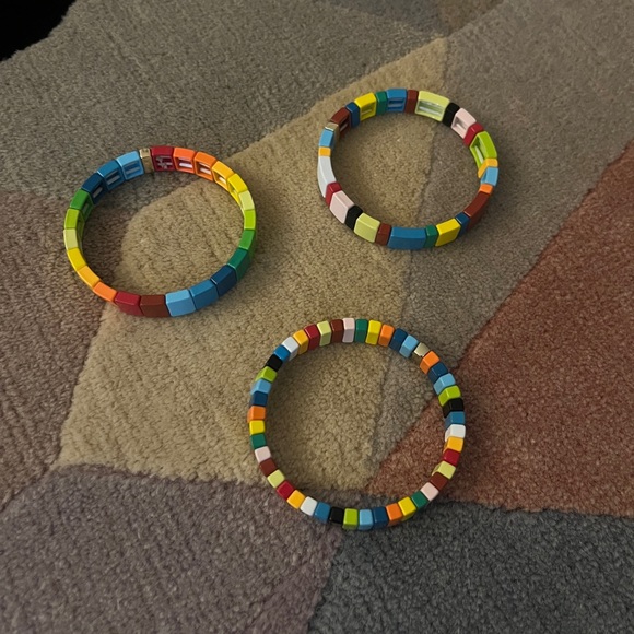 Roxanne Assoulin Rainbow Brite Bracelet Set of Three (3) - Picture 5 of 16